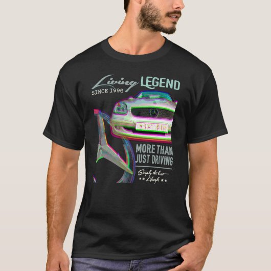 Mercedes SLK - Living Legend. More than just drivi T-shirt (Voorkant)