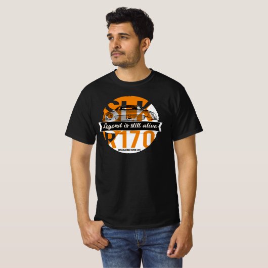 Mercedes SLK R 170 - Legend is still alive T-shirt (Voorkant volledig)