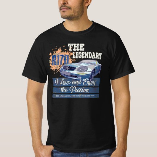 Mercedes SLK R 170 - The Legendary T-shirt (Voorkant)