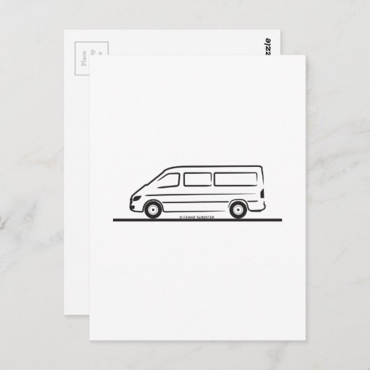 Mercedes Sprinter Briefkaart (Voorkant / Achterkant)