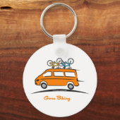 Mercedes Sprinter Gone Biking Sleutelhanger (Voorkant)