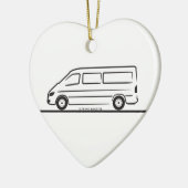 Mercedes Sprinter Keramisch Ornament (Links)