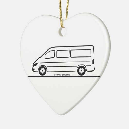 Mercedes Sprinter Keramisch Ornament (Links)
