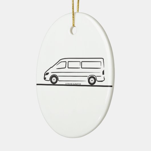 Mercedes Sprinter Keramisch Ornament (Links)