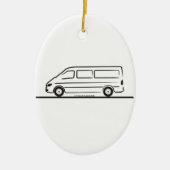 Mercedes Sprinter Keramisch Ornament (Voorkant)
