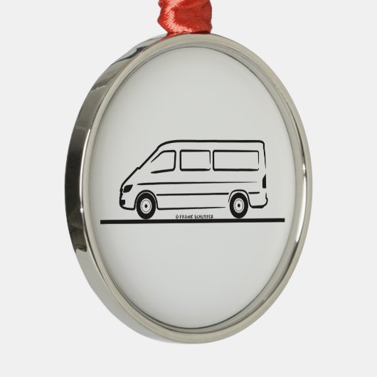Mercedes Sprinter Metalen Ornament (Rechts)
