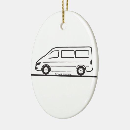 Mercedes Sprinter Short Wheelbase Keramisch Ornament (Links)
