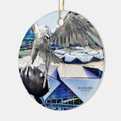 Mercedes Stadium, Atlanta, kerstversiering Keramisch Ornament (Links)