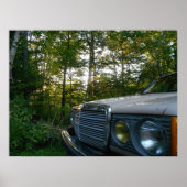 Mercedes W123 Poster (Voorkant)