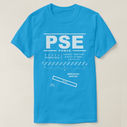 Mercedita Airport PSE T-shirt (Design voorkant)