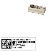 Mercer Baptist Church Wood Art Stamp Rubberstempel (Gestempeld)