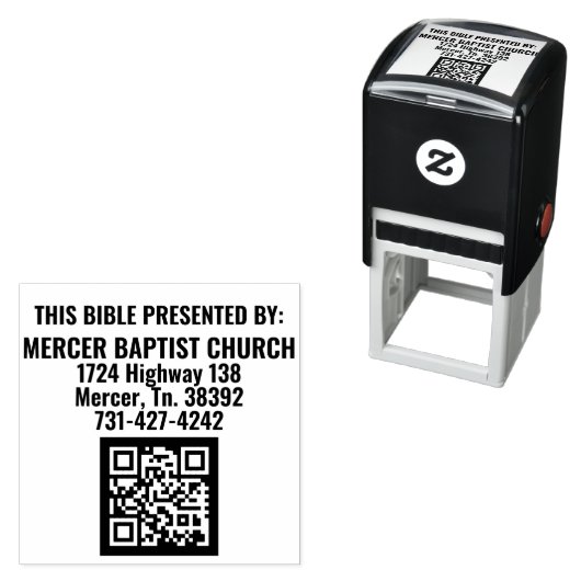 Mercer Baptist Kerk Automatische Stempel (In situ)