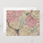 Mercer County, NJ Briefkaart (Voorkant / Achterkant)