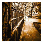 Mercer Fence Foto Afdruk (Voorkant)