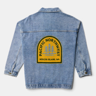  Mercer Island Washington PNW Pacific North Denim Jacket