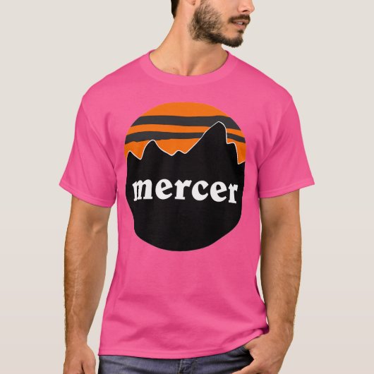 Mercer Mountains Baseball Sleeve T-shirt (Voorkant)