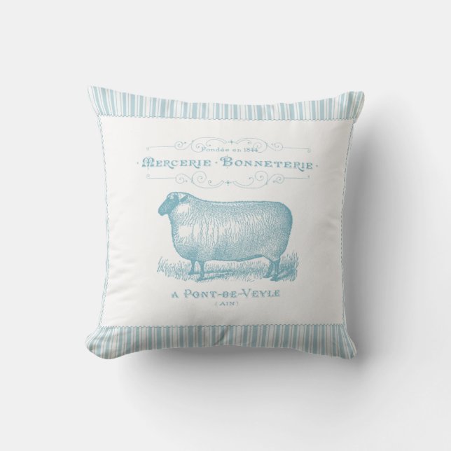 Mercerie Bonneterie Schaap Kussen (Voorkant)