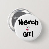 Merch Girl Pin Ronde Button 5,7 Cm (Voorkant /achterkant)