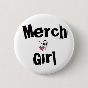 Merch Girl Pin Ronde Button 5,7 Cm