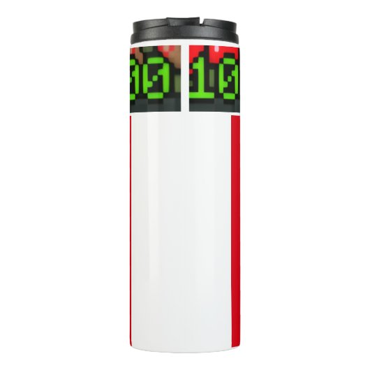 merch thermal tumbler thermosbeker (Achterkant)