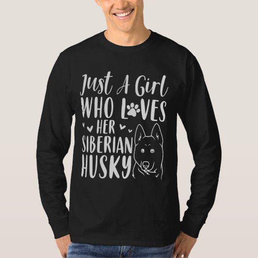 Merch voor Husky Dog T-shirt (Voorkant)
