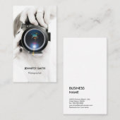 Merchandise fotograaf - Foto van Chic Elegant Visitekaartje (Voorkant / Achterkant)