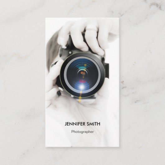 Merchandise fotograaf - Foto van Chic Elegant Visitekaartje (Voorkant)