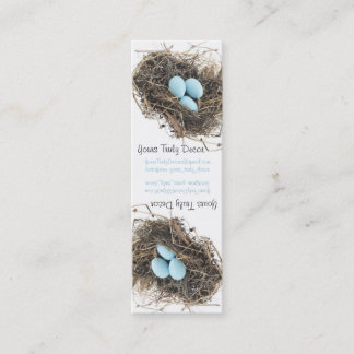 Merchandise Label, wit Mini Visitekaartje