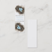 Merchandise Label, wit Mini Visitekaartje (Voorkant / Achterkant)