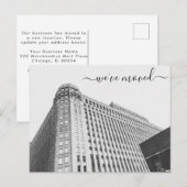 Merchandise Mart Kantoor Moving Announcement Aankondigingskaart (Voorkant / Achterkant)