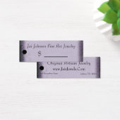 Merchandise Prijs Labels (Lavendel) Mini Visitekaartjes (Bureau)
