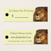 Merchandise Prijs Labels (Lion) Mini Visitekaartjes (Voorkant /achterkant)