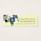 Merchandise Prijs Labels (Morning Glory) Mini Visitekaartjes (Achterkant)