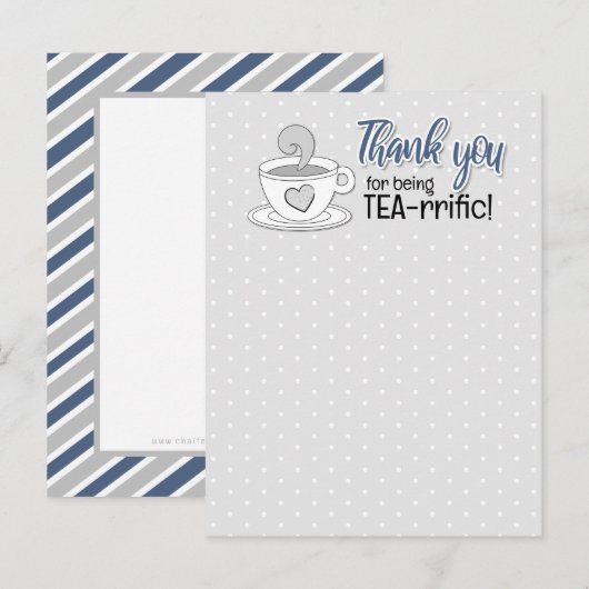 Merchandise voor een Thee Koffie Winkel Briefkaart (Voorkant / Achterkant)