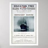 Merchant Marine Recruiting Poster (US02056) (Voorkant)
