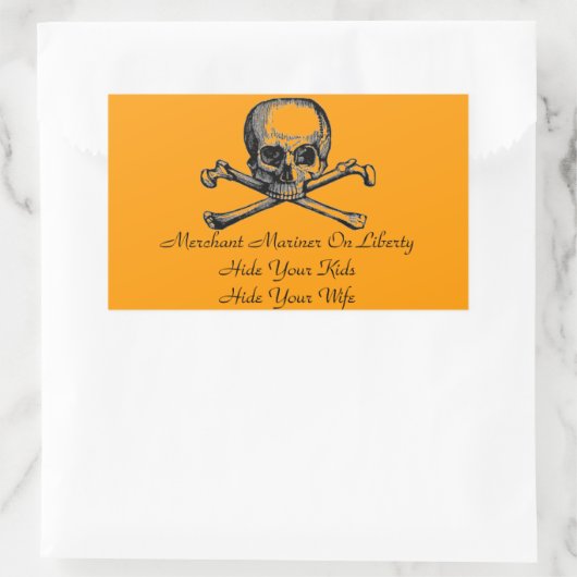 Merchant Mariner Warning Sticker (Tas)