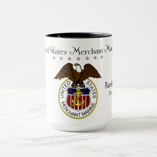 Merchant Marines Verenigde Staten Mok (Midden)