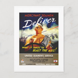 Merchant Seamen Briefkaart