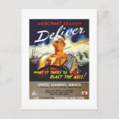 Merchant Seamen Briefkaart (Voorkant)