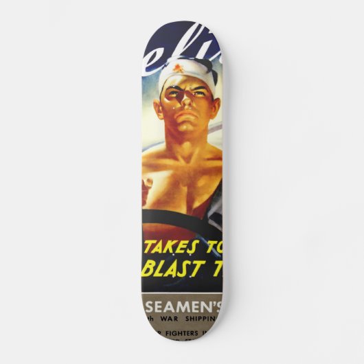 Merchant Seamen Skateboard (Voorkant)