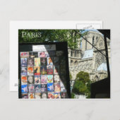 Merchant Stall Near Notre Dame Briefkaart (Voorkant / Achterkant)