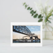 Merchants Bridge, Mississippi River, St. Louis, MO Briefkaart (Staand voorkant)