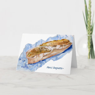 Merci Baguette Bedankt Groet