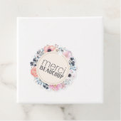 Merci Beaucoup Bloemendankjewel Bedankjes Labels (In situ)