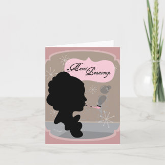 Merci Beaucoup Cameo Design - Opmerking Kaart