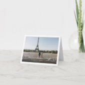 Merci Beaucoup Chic Script Photo Weddenschap Bedan Notitiekaartje (Voorkant)