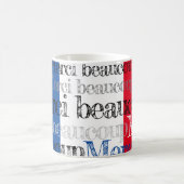 Merci beaucoup/ dank je zo veel franse koffiemok (Center)