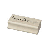 Merci Beaucoup | Hartelijk dank (in het Frans) Rubberstempel (Stempel)