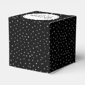 "Merci Beaucoup" Paris Gepersonaliseerd Baby showe Bedankdoosjes (Achterkant)