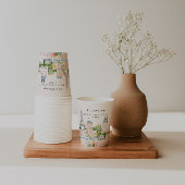 Merci Beaucoup | Parisian Watercolor Garden Papieren Bekers